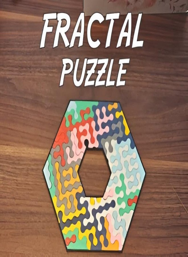 3D CRAFT Hexagonal Jigsaw PlasticPuzzle, Multicolored Pattern, Figure Toy, Brain Teaser Game - Image 3